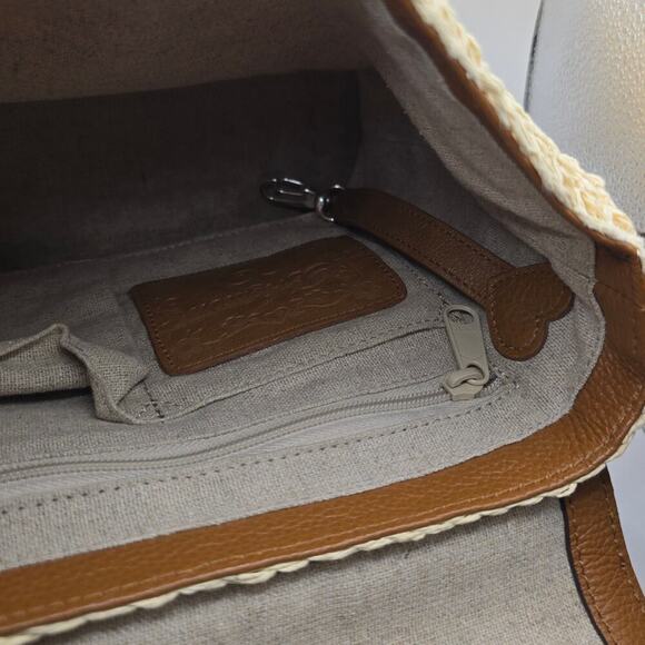 Brighton Finley Flap Straw Crossbody bag - Picture 12 of 13